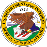 Zegel van de United States Bureau of Indian Affairs.svg