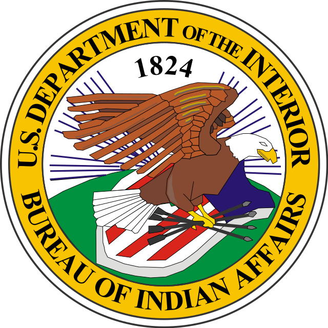 wekelijks Koken Aan boord Bureau of Indian Affairs - Wikipedia