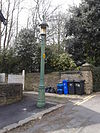 Kanalizační plynová lampa, Moor Oaks Road.jpg