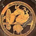 Image 45Attic red-figure kylix by the Triptolemos painter, ca. 470 BC (from Nudity)