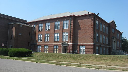 The Shelbyville High School is a historic school complex located at Shelbyv...