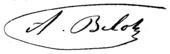 signature d'Adolphe Belot