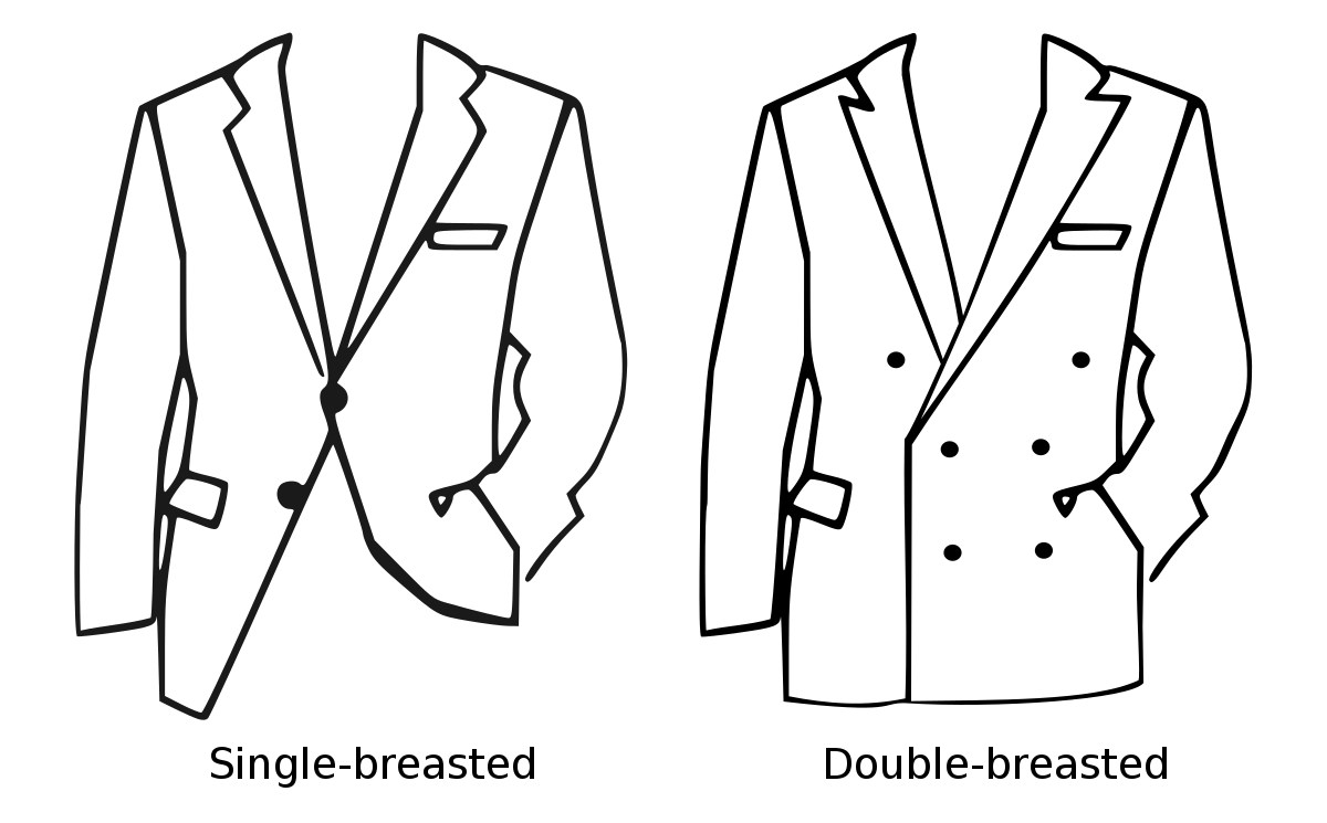 Single-breasted - Wikipedia