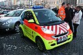 Elektromobil Smart je určen pro výjezdy v centru Prahy