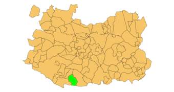 Situación del municipio dentro de la provincia