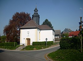 Church in the center of the village