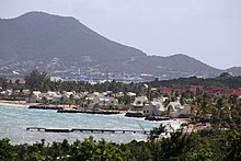 Montañas cercanas a Marigot, San Martín