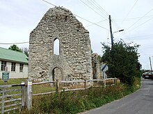 The ruins of St Mary's Church St. Mary, West Hythe - geograph.org.uk - 1413680.jpg
