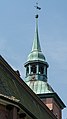 Deutsch: Turm der Kirche St. Pankratius in Hamburg-Ochsenwerder. This is a photograph of an architectural monument. It is on the list of cultural monuments of Hamburg, no. 27655