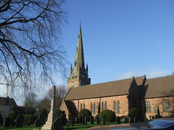 St Benedict's Church, the parish church of Wombourne
