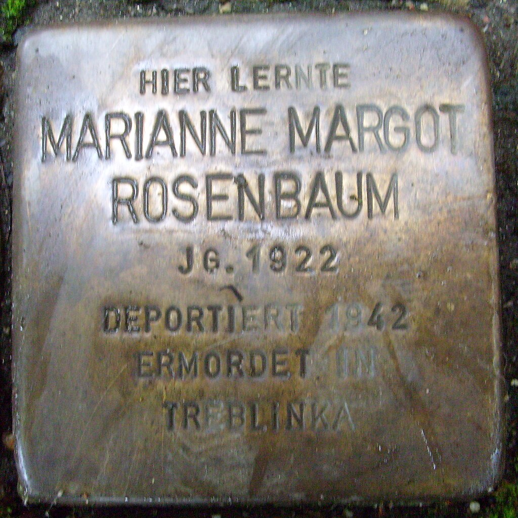 Stolperstein Gießen Nordanlage Marianne Margot Rosenbaum.JPG