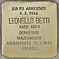 Stumbling stone for Leonello Betti (Prato) .jpg