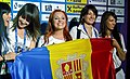 Image 6Susanne Georgi and backing singers at the 2009 contest (from Andorra in the Eurovision Song Contest)