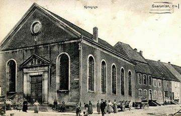 La synagogue vers 1900.