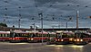 Trams at Russell Car House in 2012