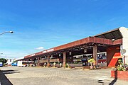 View of the Bus Terminal built in the 1980s on the place where the railway station used to be