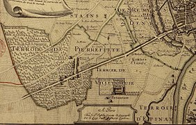 Les terroirs de Stains-Pierrefitte-Villetaneuse-Epinay en 1707.