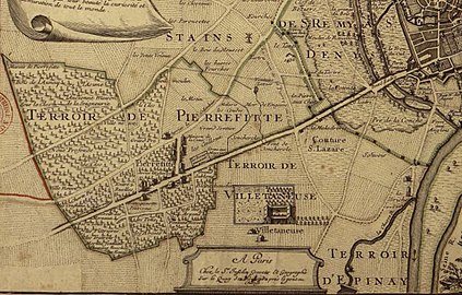 Les terroirs de Stains-Pierrefitte-Villetaneuse-Epinay en 1707
