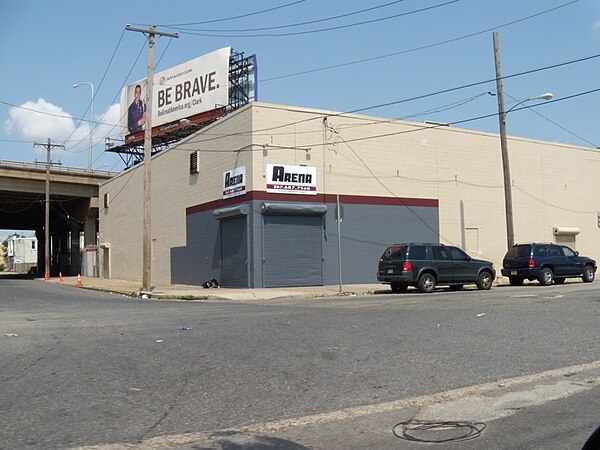 The former ECW Arena as it appeared in 2010. The former "Bingo Hall" was ECW's primary venue for the majority of its existence.