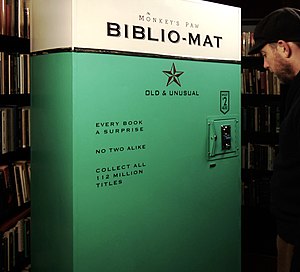 The Biblio-Mat in 2012. The Biblio-Mat (cropped).jpg