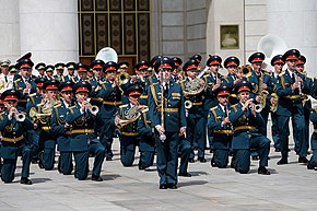 The Central Military Band of the Ministry of Defense of Russia performing.jpg