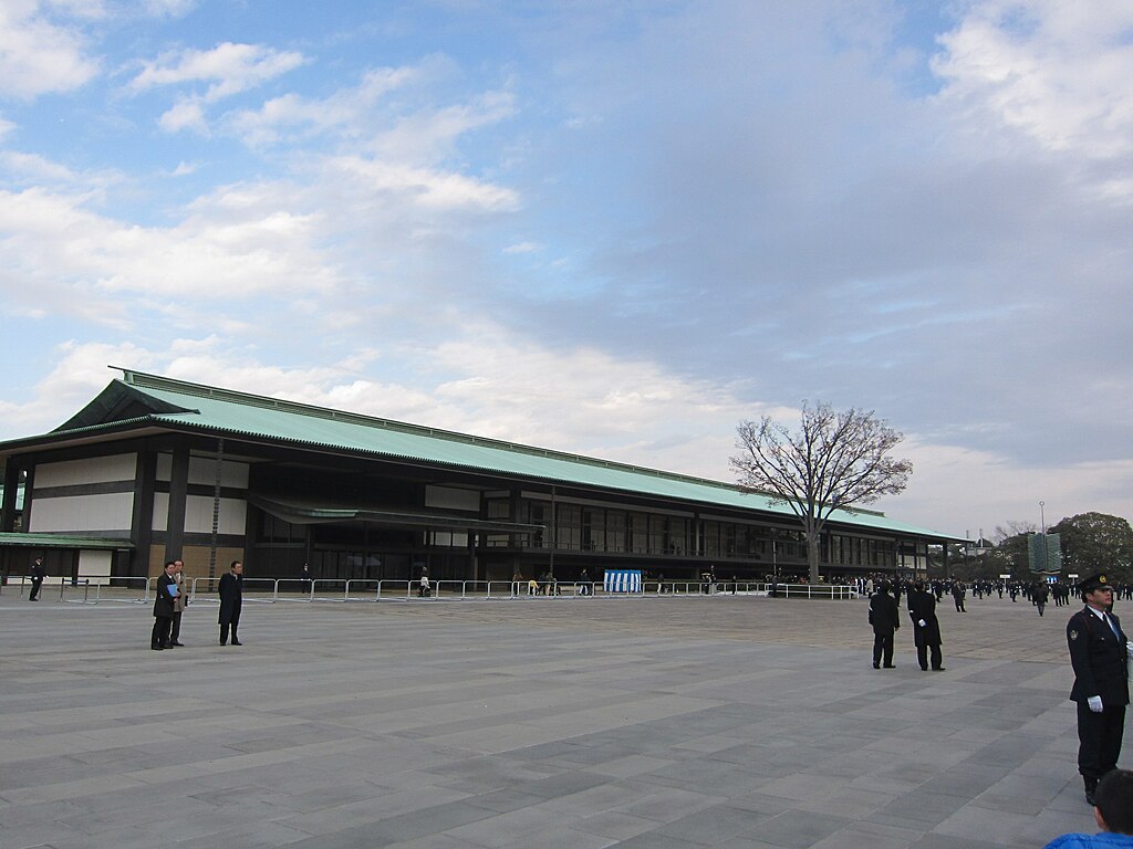 The Imperial Palace of Japan.Kyuden chouwaden
