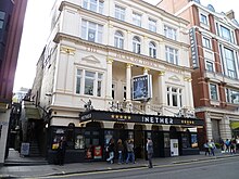 The Nether, produced at the West End's Duke of York's Theatre in 2015. The Nether, The Duke of York's Theatre.JPG