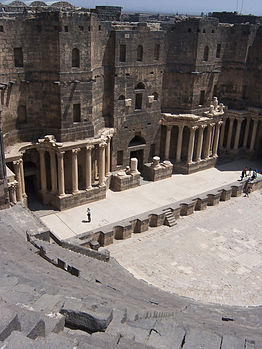 6. Theater at Bosra, Syria. (IV) Photograph: Tarawneh