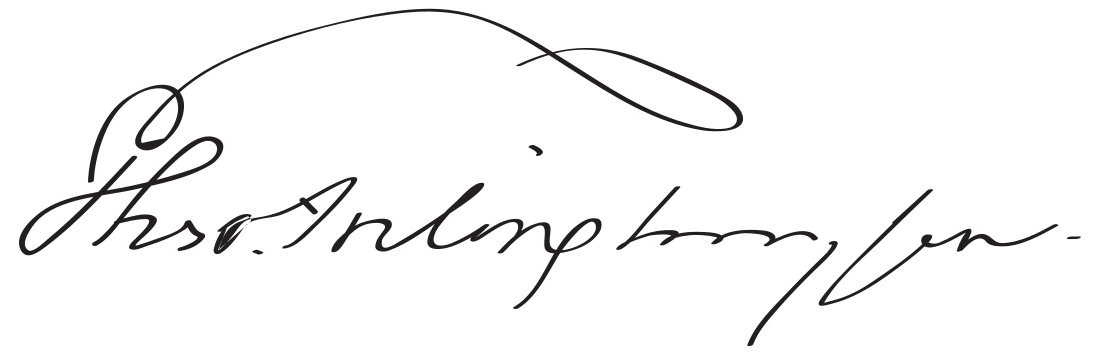 File:Theodore Frelinghuysen Signature.svg