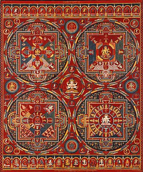 Four Mandalas of the Vajravali Series