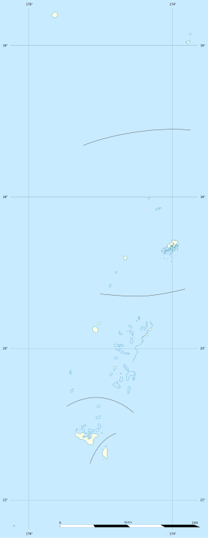 Mounu is located in Tonga