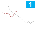 Tram line 1, Kostiantynivka.svg