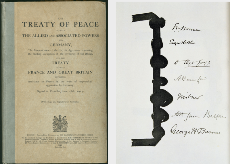 File:Treaty of Versailles cover & signatures.png