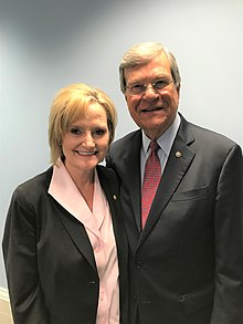 Lott with Cindy Hyde-Smith in 2018 Trent Lott and Cindy Hyde-Smith.jpg