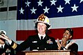 US Navy 020326N-6626D-003 World Trade Center Flag ceremony aboard CVN 71.jpg