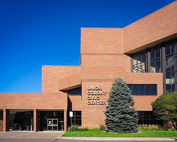 The Union Colony Civic Center, a performing arts facility in Greeley.