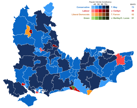 General Election results in 2017.