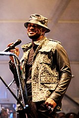 Usher achieved three number-ones this decade: "Yeah!", "Burn" and "Love in This Club". Usher 2013.jpg