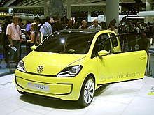 Volkswagen E-up concept car as shown at the IAA 2009 VW e-up! front left.jpg
