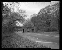 The abandoned Putnam Railroad bridge over the Henry Hudson Parkway