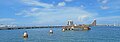 The Venetian Causeway viewed from former site of The Miami Herald