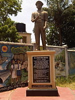 The statue of Victor Corea in Chilaw. VictorCoreaStatueChilaw.jpeg