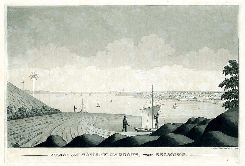 File:View of Bombay Harbour, from Belmont - BM Mid 00829736 001.jpg