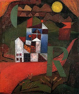 <i>Villa R</i> (Paul Klee) Painting by Paul Klee