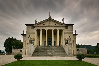 Villa "la Rotonda" af Andrea Palladio i Vicenza