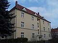 Individual monument of the material entity Am Alten Weingut Wilder Mann: residential building, part of a small settlement of the General Saxon Settlers Association, Dresden local association along Bolivarstrasse (individual monument to ID no. 09304551)