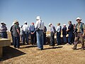 Visit of members of Society for Heritage of WWI in Israel a Mass grave at Beit Ha'arava 03.jpg