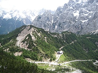 <span class="mw-page-title-main">Vršič Pass</span> Mountain pass across the Julian Alps in Slovenia