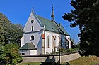 Čeština: Kostel Jména Panny Marie ve Vyskytné English: Church in Vyskytná, Czech Republic.