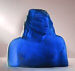 Blue Lady (blått glas)
